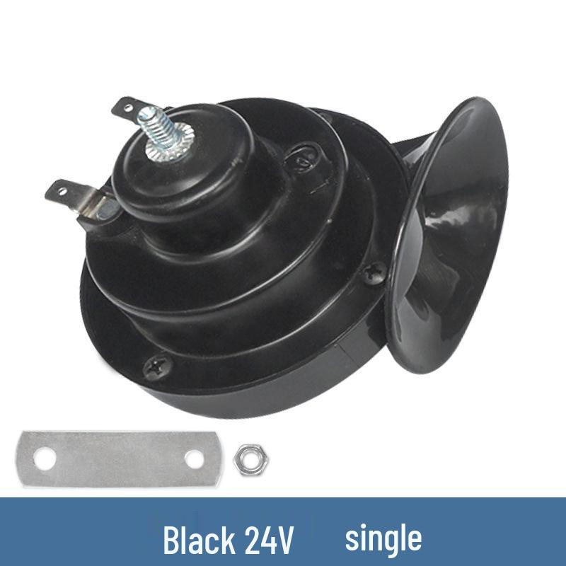 Universal 24V Snail Horn for Motorcycle & Car, 300DB Waterproof Electric Horn