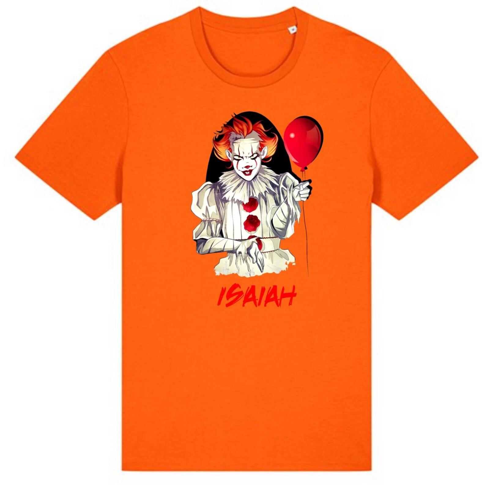 Halloween Horror Killer Character Tee,Scary Blood,Splattered Costume Gift Top L