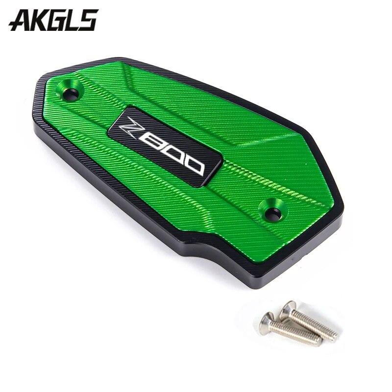 

Для Kawasaki Z800 Z800 2013 2014 2015 2016 мотоцикла передняя и задняя крышка бака с тормозной жидкостью, защитные аксессуары Front cover green