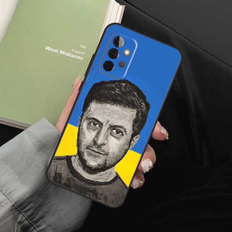 Ukraine Flag For Samsung Galaxy A55 A35 A53 A33 A13 A15 A36 A56 A26 A16 A22 A32 A52 A54 A34 A05 A06 Case