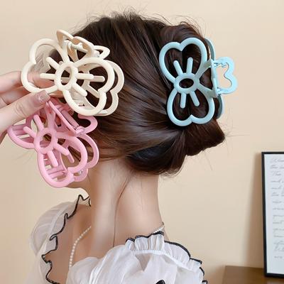 Candy Color Cat Bow Hair Clip Plastic Claw Clip Fashion Crab Hair Clip For Girls Sweet Hair Claw Women Hair Accessories
