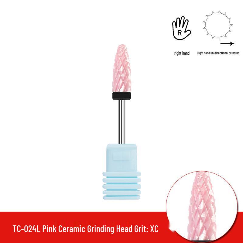 Single Bullet-Shaped Ceramic Nail Grinding Head 2.35
