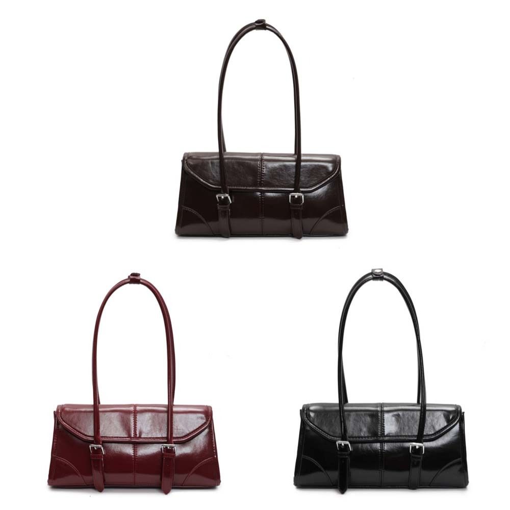 Messenger Bag PU Underarm Bag Square Retro Handbag Versatile Retro PU Shoulder Bag  Lady Gift