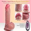 Big Vibrating Thrusting Dildo For Women Remote Control Suction Cup Realistic Penis Automatic Telescopic Rotating Heated Sex Toys