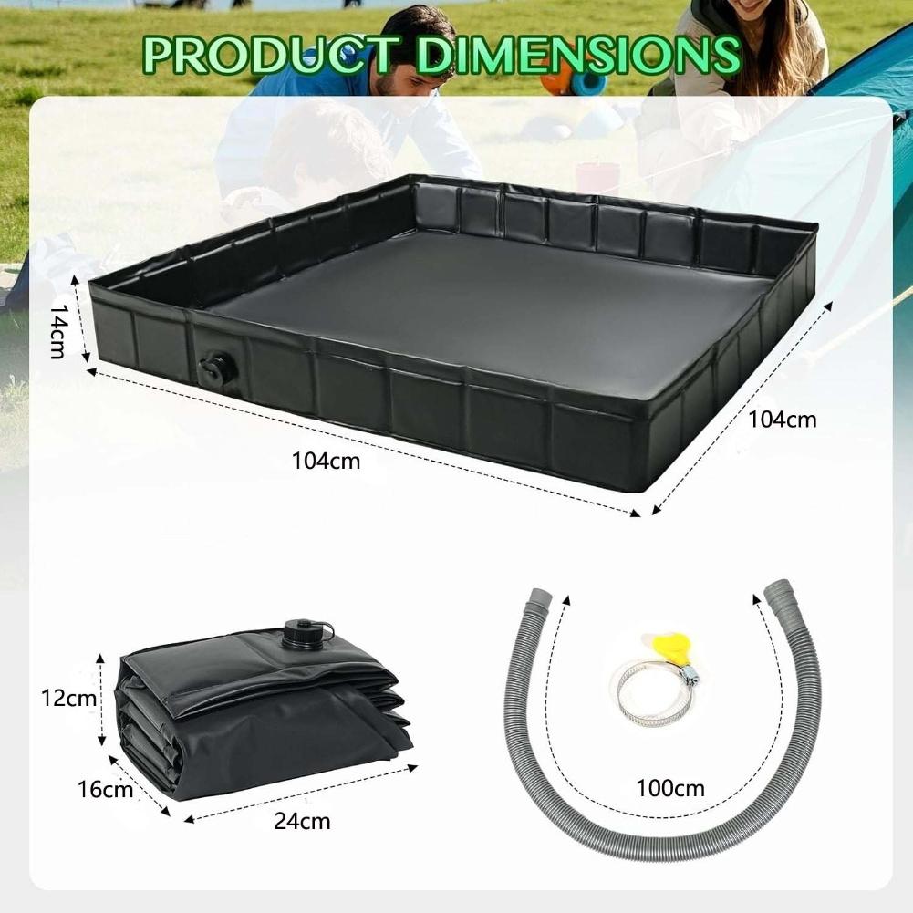 

Легкий складной поддон для душевой кабины с дренажным шлангом для кемпинга на открытом воздухе и портативного домашнего использования. Легко переносить и хранить China Mainland