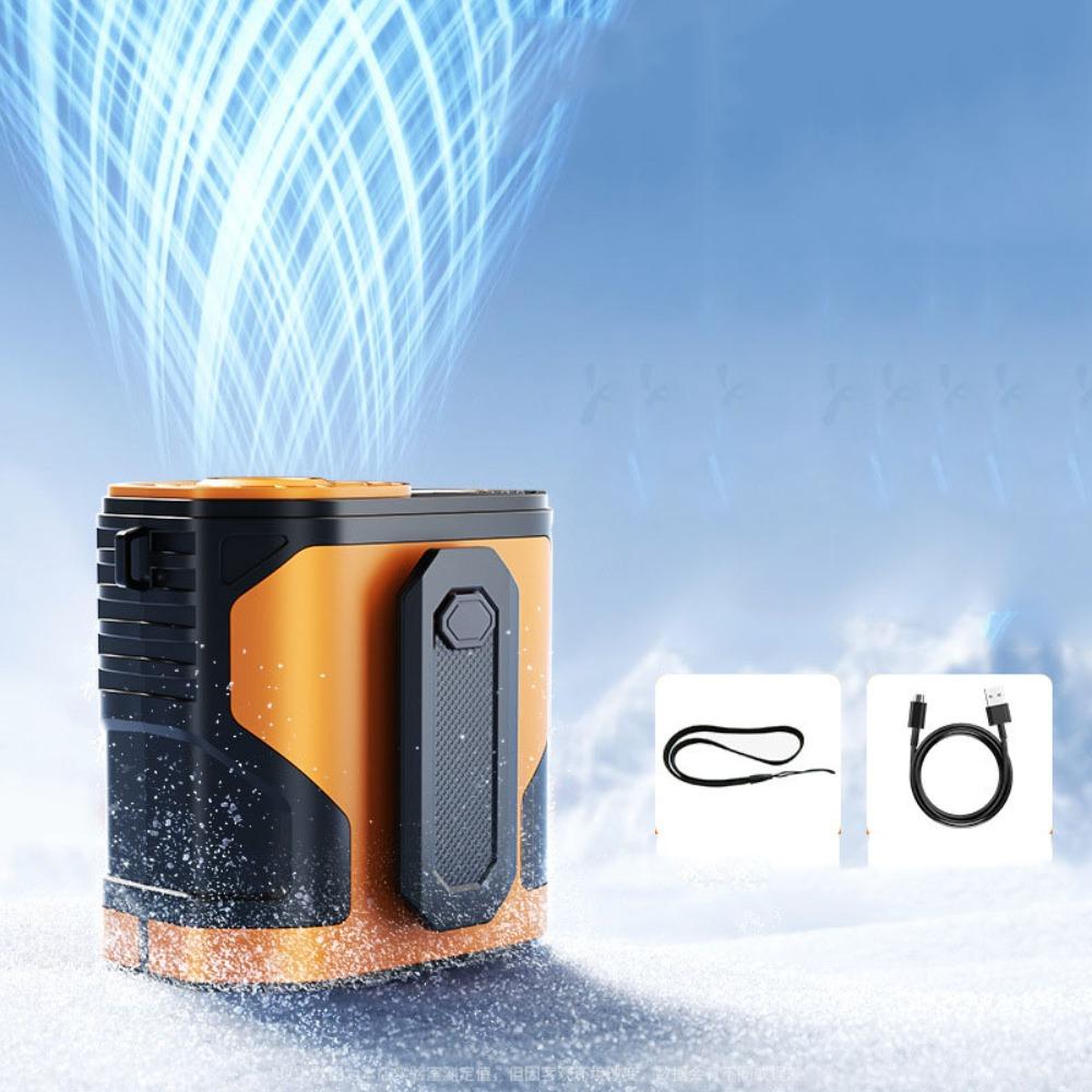 

Rechargeable Waist Clip Fan Hand Free Mini Electric Fan Multi-functional Hanging Waist Fan Hiking