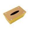 Golden Brick Tissue Dispenser ABS Materials Household Storage Solution Multipurpose Napkin Storage Container