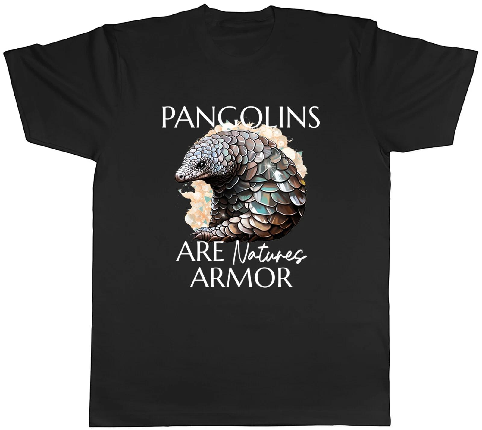 Pangolin Lover Mens T-Shirt Natures Armor Wildlife Tee Gift XXXXL