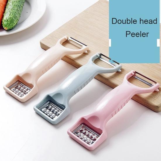 Multiuse Vegetable Fruit Grater Carrot Potato Double Headed Peeler Kitchen Tool