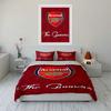 Arsenal The Gunners Bedding Bedding Set (1 Duvet Cover, 2 Pillowcases, Duvet Not Included)