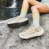 Li-Ning Yijie Lite 2.0 Comfortable Trendy Breathable Wear-Resistant Creek Shoes Women Shoes Beige AHLV012-4