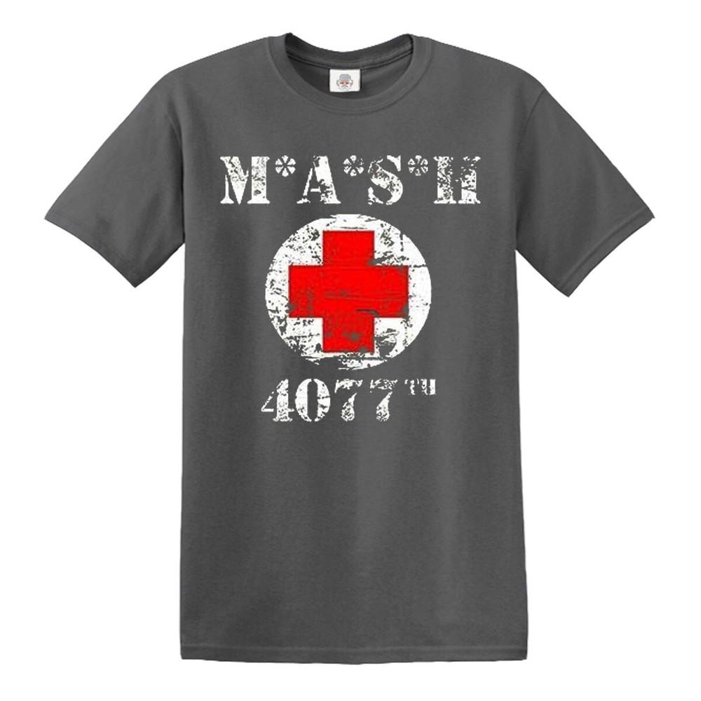 Mash vintage red cross 4077 mens tshirt mens ladies gift top tshirt tee top