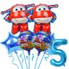 Fly Wings Foil Balloons Air Globlos Happy birthday Party Decoration Party Supplies Kids Favor Cartoon Movie Character Number Kit