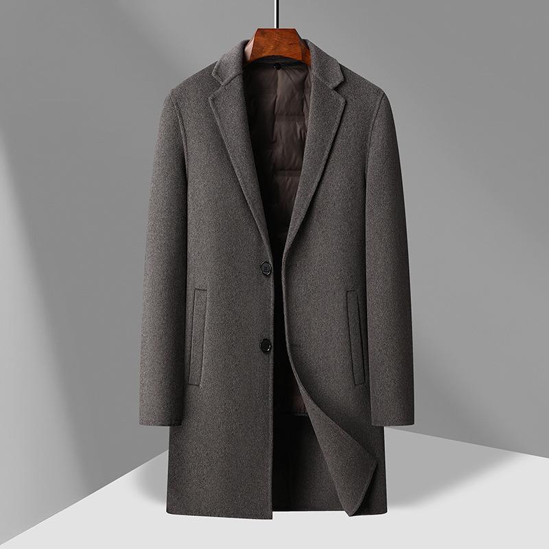 

Осенне-зимнее универсальное мужское пуховое пальто средней и длинной длины 4XL