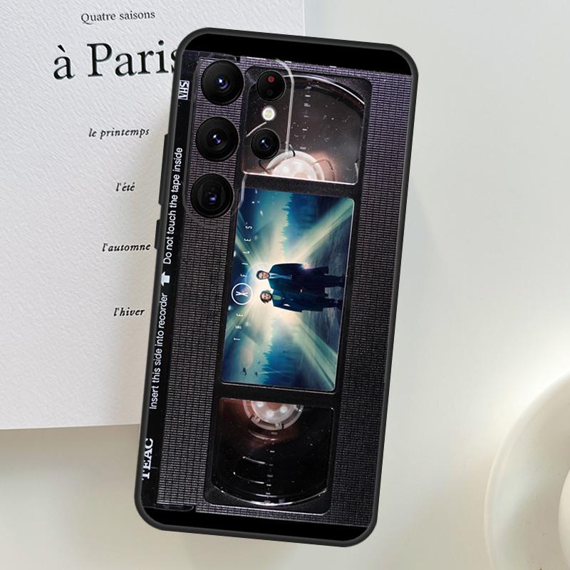 Retro VHS Tape Phone Case For Samsung Galaxy S25 Ultra S9 S10 S20 S21 S22 S23 S24 Plus S24 FE Cover Shell