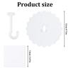 2025 Trend 5-Set Adhesive Ceiling Hooks Mosquito Net And Bed Canopy Hooks Ceiling Hook For Hanging Mosquito Net