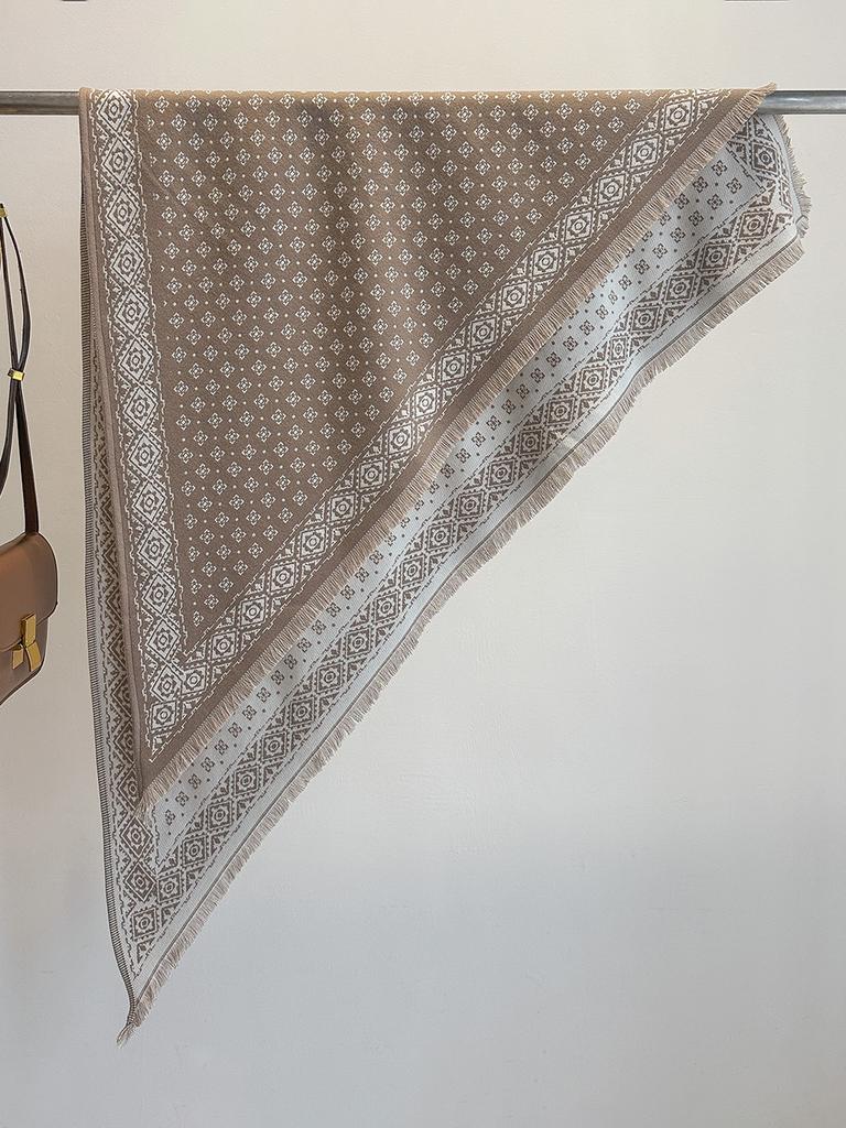 Luxury Women'S Fashion Scarf Pashmina Warm Autumn Winter Shawl Print Design Femme Bufanda