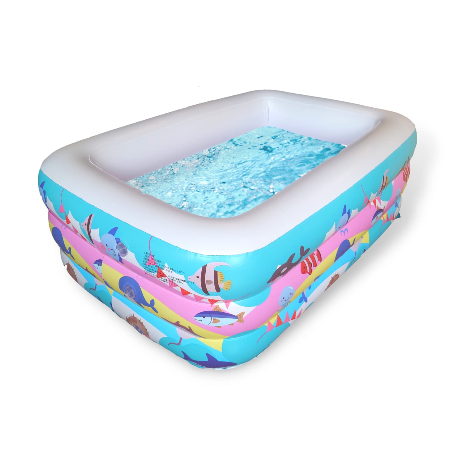 

винил океан и для дома семья вода для лета 3 воздушные камеры х 100 х 50 myuse Бассейн, бассейн, радуга, большой, использовать, бассейн, играть, дети, защита,