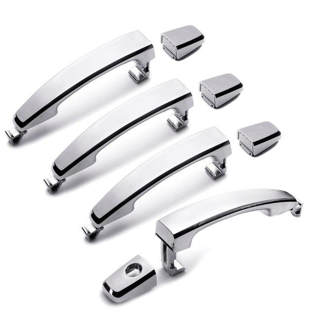 1/2/4 Pcs Car Front Left Right Rear Chrome ABS Door Outer Handle Covers For Chevrolet Captiva Sport Aveo Saturn 96468266