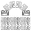 100Pcs Thickened Wall Panel Buckles Galvanized Steel Wall Panel Fixing Clamps  Photo Frame Hanging