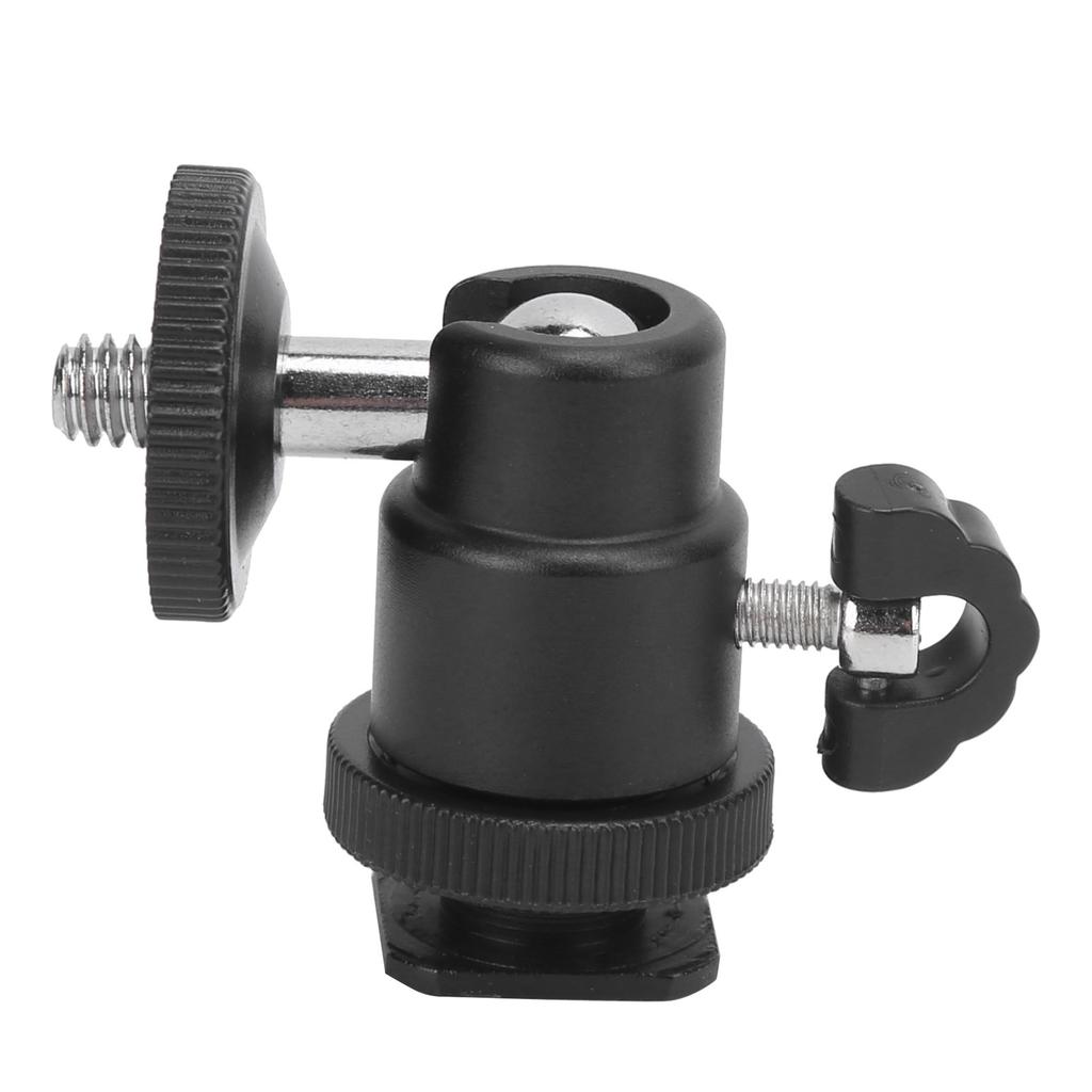 Mini Ball Head With 1 4 Inch Screws 90 Degrees Vertical Shooting Portable Metal Ball Head