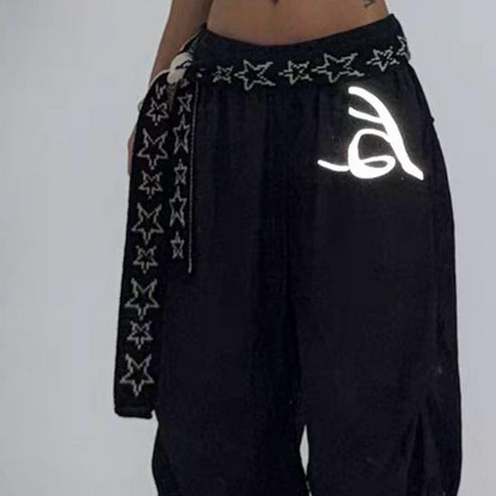 Star-Style Color Block Jazz Dance Waist Wrap with 2-Way Wear Butt Flap Accessory