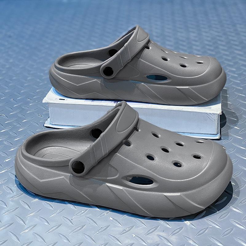 

Пара Eva Нескользящие Сумки Голова Наступить На Говно Чувство Плоского Дна Туфли Домашние Пляжные Повседневные Две Носки Крутые Тапочки 44-45