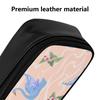 Sturdy Stationery Case in Classic PU Leather with Small Accessory Pocket for Students Office Business Trips