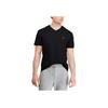 Polo Ralph Lauren Solid Color Letter Logo Embroidered V-Neck Short Sleeve T-Shirt Men Tops Black 710866052-001