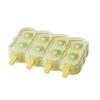Plastic Ice Molds With Stick for Parties and Gatherings Easy Releases 4 Compartments Popsicles Moulds Ice Cream Molds