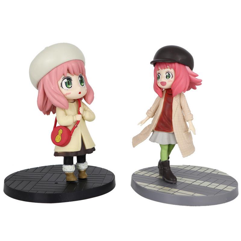 אנימה משחק ריגול בית משחקים פריפריה גרסת Q תרמיל דמות אנייה נערה יפה דו-ממדית קישוט למחשב לרכב