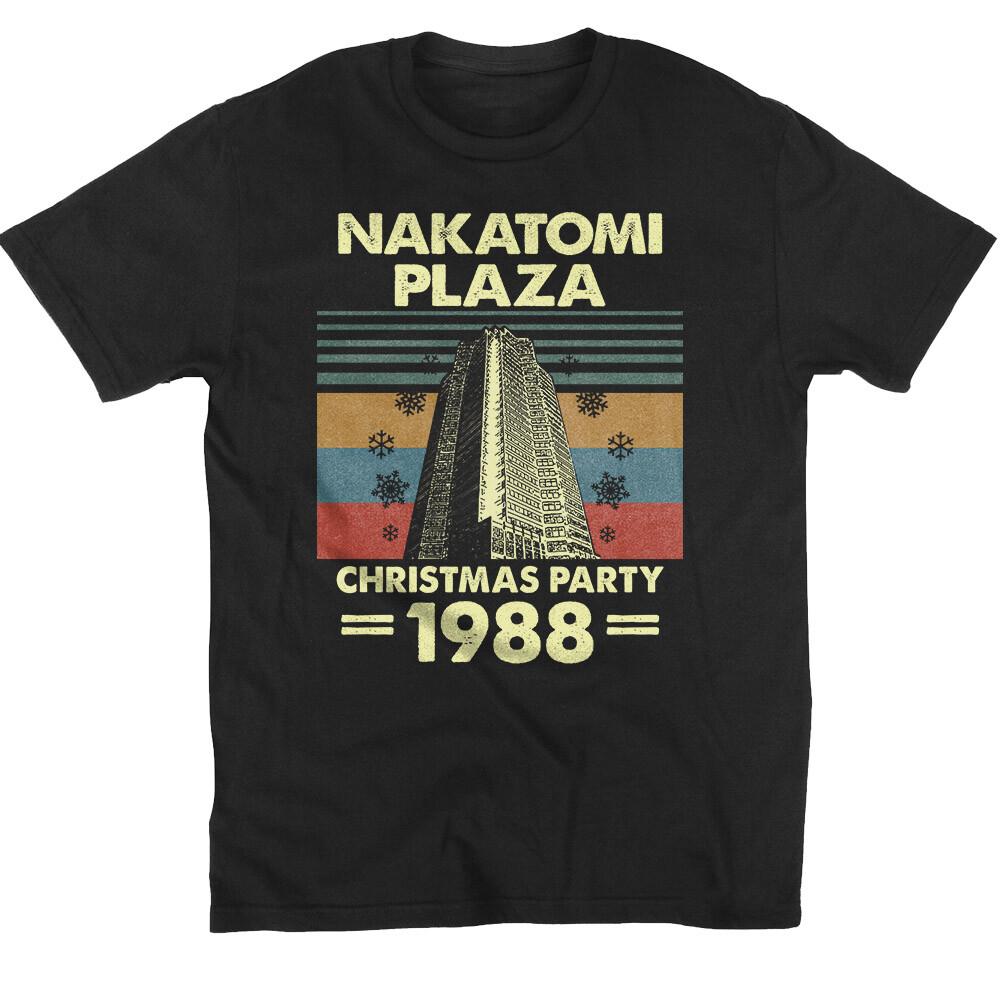 Nakatomi Plaza Christmas Party Funny Vintage Graphic Unisex T-Shirt V2 Unisex T-Shirt L