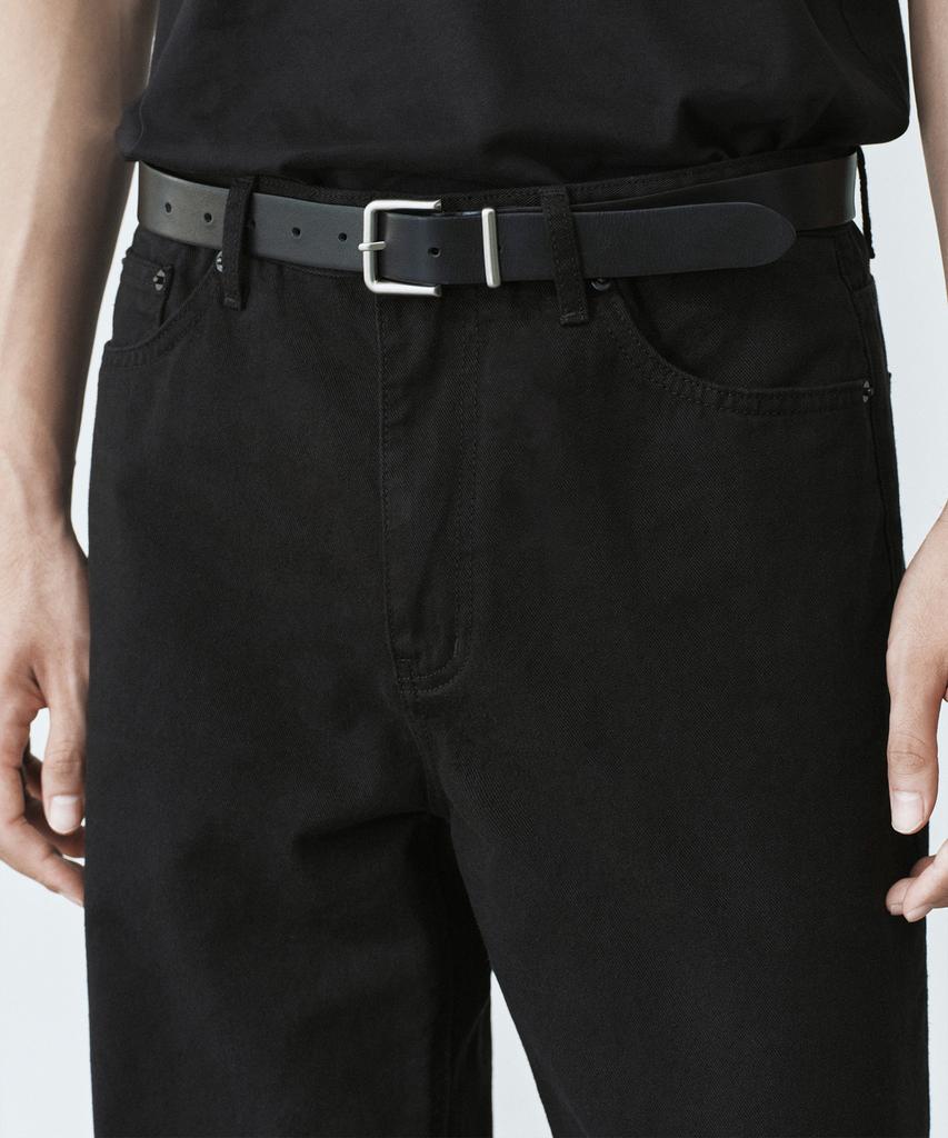 Beulaendideu 1730 Soft Black Jeans [Wide Straight]