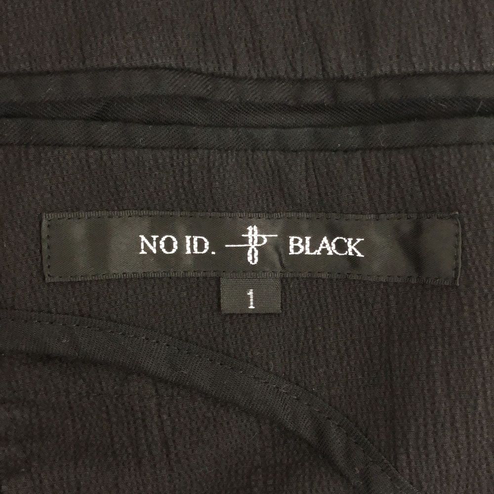 NO ID. BLACK Long Sleeve Mao Color Jacket 1 Black Men's Used