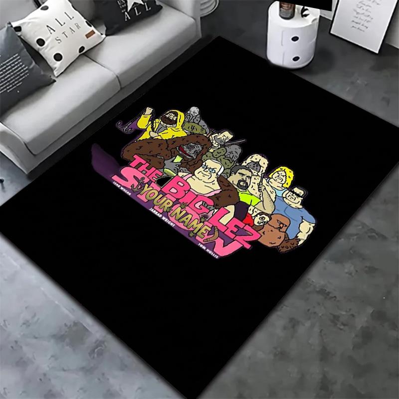 Big Lez Show Theme Custom Name Carpet Rug For Living Room Bedroom Home Sofa Decoration Kids Play Nonslip Floor Mat