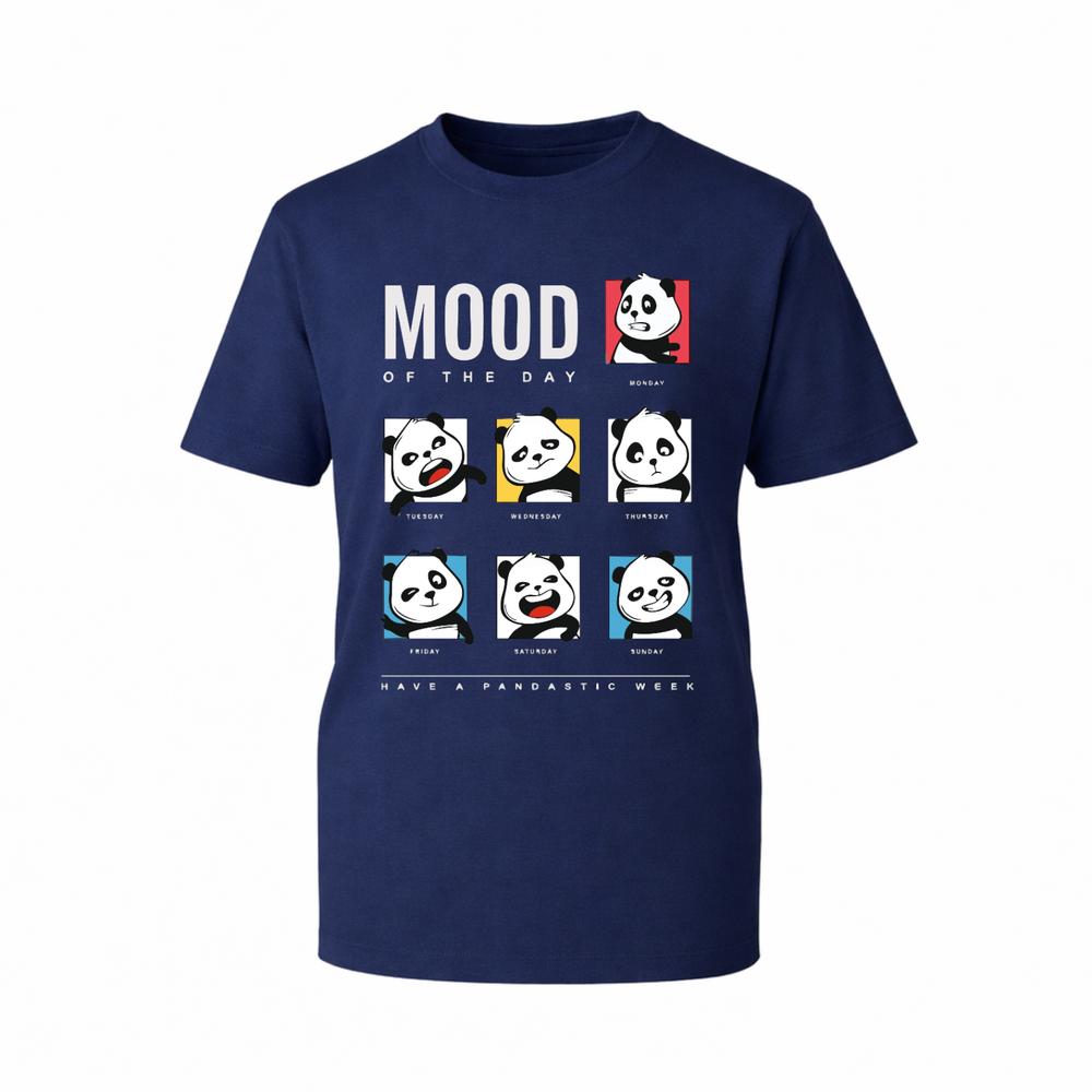 Funny Weekend Days Graphic TShirt Panda Animal Style Good Mood Unisex Gift Tee S