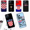 Croatia Flag Phone Case For iPhone 17 Pro Max 14 15 16 Plus 11 Pro Max 12 13 Mini 16e 17 Air Back Cover