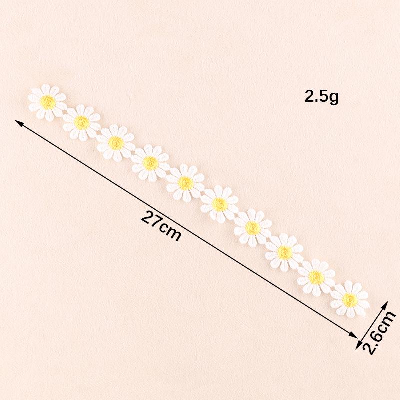 

Кружевная нашивка с мультяшными фруктами и бабочками - водорастворимая вышивка своими руками, аксессуар для одежды