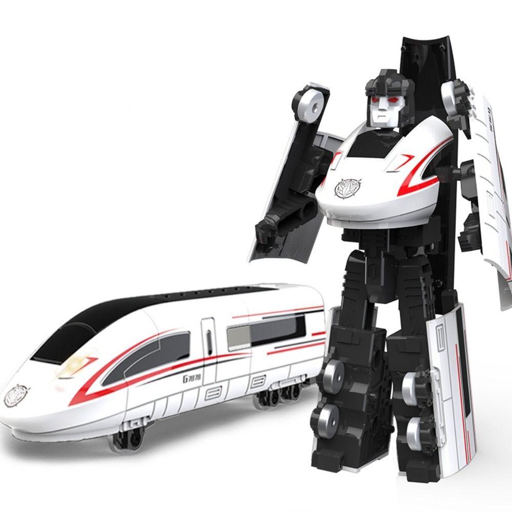 2 in 1 Deformation Robot Train Excavator Engineering Vehicle Robot Boy Gift