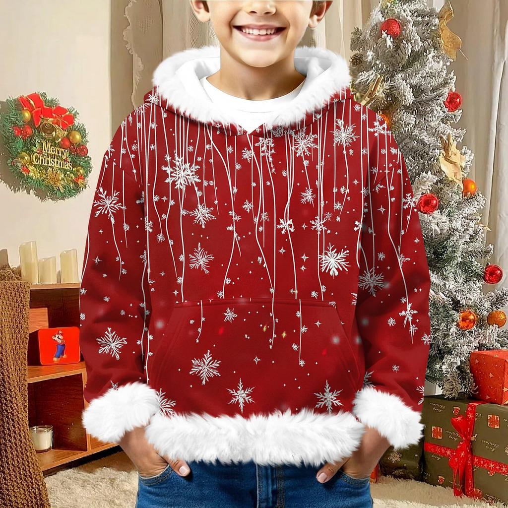 Children's Sweatshirt Girls Boys Long Sleeve Lightweight Casual Hoodie Loose Comfortable  Sweatshirt