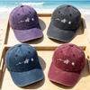 Wave Turtle Sun Simple Embroidery Baseball Cap Seaside Vacation Style Men's and Women's Casual Shade Daddy Hat