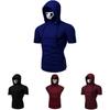 Men Skull Hooded Hoodies T-shirt Tank Tops Vest With Soft Material And Cosplay Style