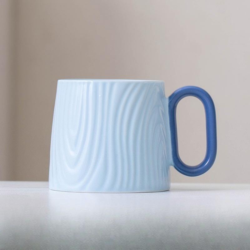 350ml ins style mug female creative water cup home ceramic cup couple breakfast cup coffee cup milk cup high value office 350ml