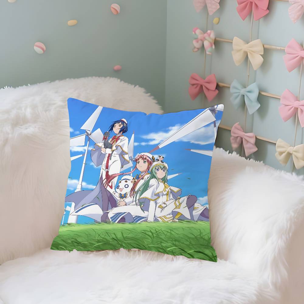 ARIA The ORIGINATION Anime Pillow Case Throw Pillow Cover Nordic Vintage Style Cushion Covers Home Living Room Sofa Couch Seat