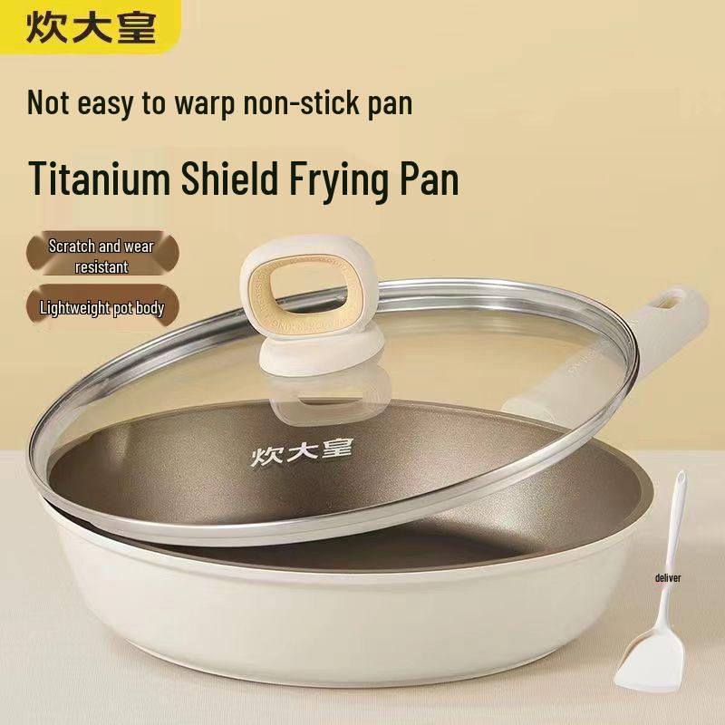 COOKER KING Titanium White Non-Stick Frying Pan