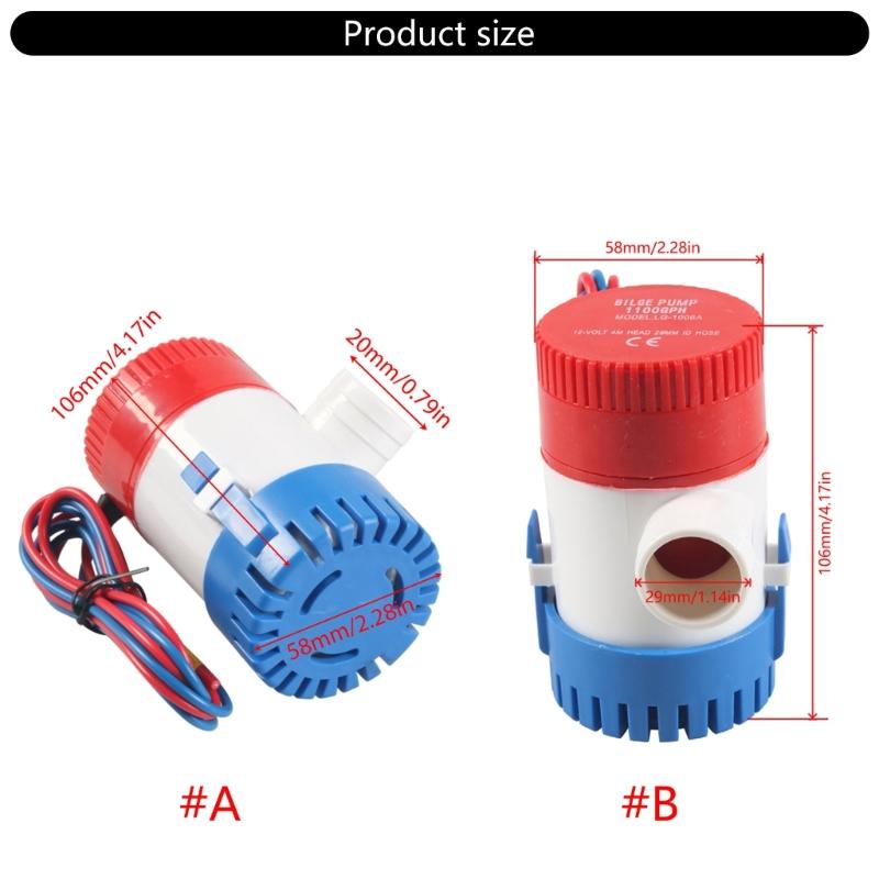Energy Saving Small Submersible Bilge Pump With Intelligent Switch System For Convenient And Reliable Water Management