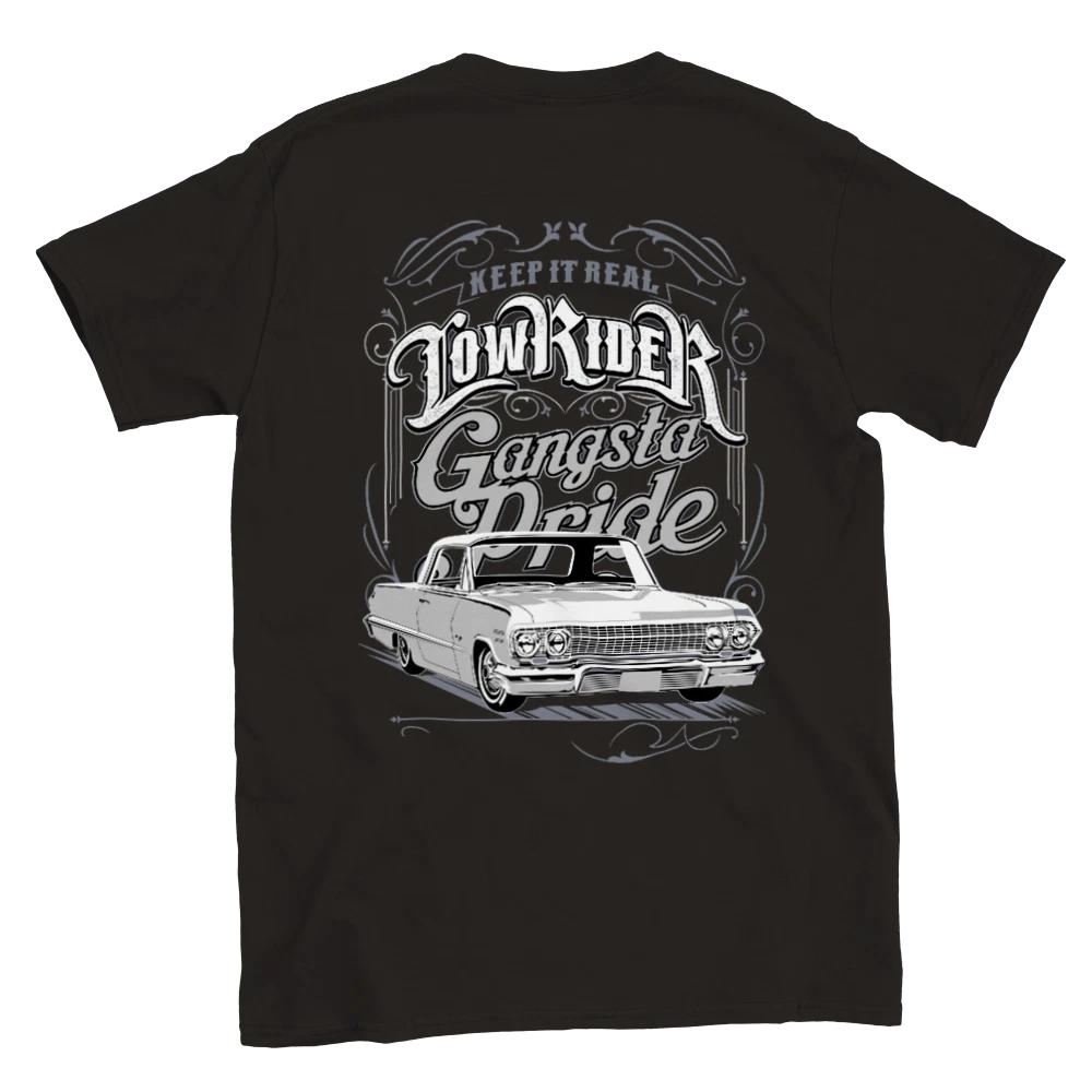 Keep It Real - 64 Impala Lowrider - Gangsters Pride - Back Print - T-shirt XXXL