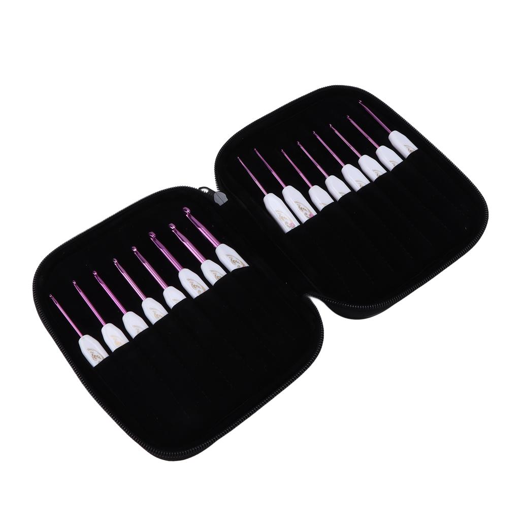 Häkelnadeln Set Ergonomisches Design Griff Robust Häkeln Bequem Verwenden DIY Strickwerkzeuge für