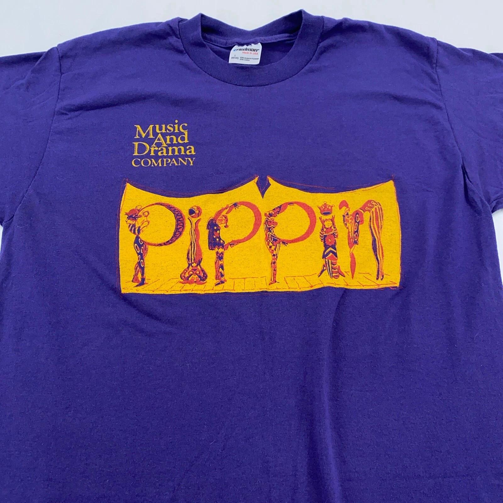 

vintage 90s PIPPIN MUSIC AND DRAMA COMPANY T-Shirt SMALL dance broadway musical 4XL