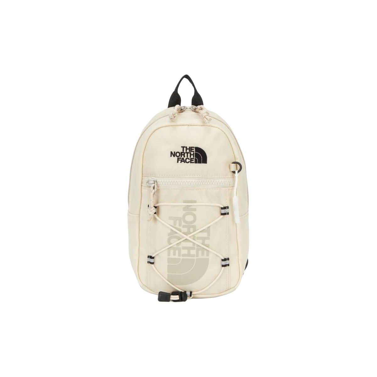 

The North Face 4L Logo Zipper Backpack Outdoor Bag Unisex Backpacks Cream NN2PQ05S Cream